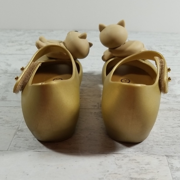 Mini Melissa Sz 9 Mary Jane Style Flats Kitten Cat - Picture 3 of 11